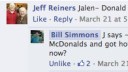 Facebook, Kommentare, Struktur