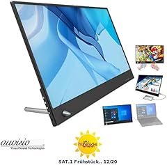 auvisio Bildschirm: Ultradünner Full-HD-Monitor EZM-100, 35,8 cm