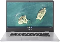 Asus Chromebook CX15 Laptop (15.6-Zoll, FHD 1920x1080) Notebook (Intel Celeron, 8 GB RAM, 64 GB, ChromeOs) Transparent Silver/Qwertz