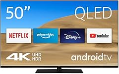 Nokia Smart-TV - 50-Zoll Qled Android TV (4K UHD, WLAN HDR, Triple Tuner DVB-C/S2/T2, Netflix, YouTube, Prime Video, Disney+)
