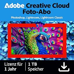 Adobe Creative Cloud Foto-Abo (1 TB, 1 Jahr)