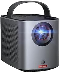 Nebula Anker Mars 3 Air Mini Beamer (1080p, Google TV, Wlan, 400 Ansi-Lumen, Dolby Digital, 150-Zoll Bild, 2,5h Akku)