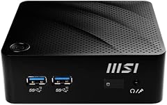 MSI Cubi N JSL Mini-PC - Intel Celeron N4500 Prozessor, 4 GB DDR4, 128 GB M.2 SSD, 2 x USB 3.2 Gen 2 Typ-A, HDMI 1.4 & VGA, Wi-Fi AC 9462, Bluetooth 5.1, Windows 11 Pro