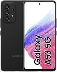 Samsung Galaxy A53 5G Smartphone Dual-SIM Android Handy 6 GB RAM 128 GB Speicher Awesome Black + 30 Monate Garantie