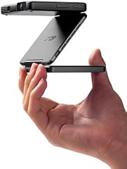 Aurzen Zip Tri-Fold Mini Beamer mit Akku