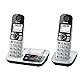 Panasonic KX-TGE522GS DECT Seniorentelefon mit Notruf (Grotastentelefon mit Anrufbeantworter, schnurlos, Telefon DUO)silber-schwarz,max 1,5h - Gesprch, 4,6cm Display, 150 Eintrage, max 330h Standby,