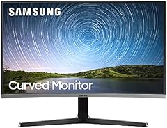 Samsung Curved Monitor, 27-Zoll, VA-Panel, Full-HD-Aufl�sung, AMD FreeSync, Bildwiederholrate 60 Hz, Kr�mmung 1800R, Reaktionszeit 4 ms, Dunkel