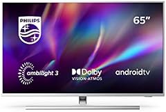 Philips TV Ambilight 65PUS8505/12 65-Zoll LED-TV (4K UHD, P5 Perfect Picture Engine, Dolby Vision, Dolby Atmos, HDR 10+, Sprachassistent, Android TV) Hell [Modelljahr 2020]