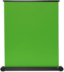 celexon tragbare Mobile Chroma Key Green-Screen Rückwand Hintergrund Leinwand- Broadcast, Videocontent- schneller Aufbau- inkl. Tragegriff- 150x180cm - 90-Zoll Zoll
