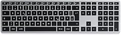 Satechi Slim X3 Bluetooth-Tastatur mit Hintergrundbeleuchtung und Ziffernblock ? kompatibel mit 2020 iMac, 2020 Mac Mini, 2020 MacBook Pro/ Air neueren Mac-Geräten