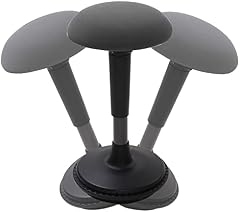 Flexispot Ergonomie Wobble Hocker Arbeitshocker Bürohocker Ergonomische Stehhilfe Hoch verstellbar Sitzhocker Drehhocker Perfekt für Stehpult