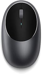 Satechi Aluminium M1 Bluetooth Maus mit wiederaufladbarem Typ C-Anschluss - Kompatibel mit Mac Mini, iMac Pro/ iMac, MacBook Pro/ Air, 2020/2018 iPad/ iPad Pro, 2012 & Neuere Mac Geräte