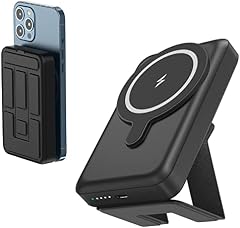 Cavn Magnetische Kabellose Powerbank 10000mAh, 22W Einklappbare Mag-Safe Wireless Kabellosem Laden mit USB-C Schnellladen Ladestation Kompatibel mit iPhone 14 13 12 11 Pro Max Plus/ XS/ XR/ X/8+,Samsung