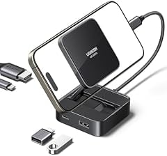 Ugreen Revodok Magnetische Dockingstation (4K@60 Hz, HDMI, USB-C & USB-A, 100 W PD Schnellladung)