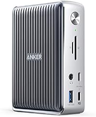 Anker PowerExpand Elite 13-in-1 Thunderbolt 3 Docking Station für USB-C Laptops, Laden mit 85W für Laptop, mit 18W für Smartphone, 4K HDMI, 1Gbps Ethernet, Audio, USB-A Gen 1, USB-C Gen 2, SD 4.0