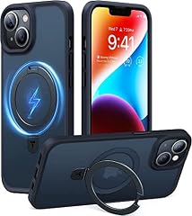 Torras für iPhone 14 Plus Hülle 4 Euro in 1? für MagSafe mit Unsichtbar Ständer/ Handy Ring Handyhülle iPhone 14 Plus Schutzhülle iPhone 14 Plus Case Dünn Upro Ostand