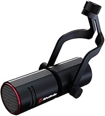 AverMedia Live Streamer MIC 330 - Dynamisches XLR Mikrofon für Content Creator - Geeignet für Live-Streaming und Podcasts black 56 x 167 mm