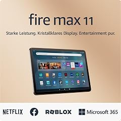 Amazon Fire Max 11 - 11-Zoll-Display, Octa-Core-Prozessor, 4 GB RAM, 14 Stunden Akkulaufzeit