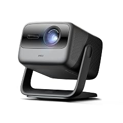 Jmgo N1S Ultra Beamer 4K 3000 Ansi Lumens, Triple Laser Projektor mit GTV Netflix, Gimbal Echtzeit Bildkorrektur, 180-Zoll Blu-ray 3D Beamer Heimkino, HDR10, 20W Dual-Lautsprecher mit DTS-HD und DD+