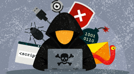 Sicherheit, Sicherheitsl�cke, Hacker, Security, Malware, Angriff, Hack, Kriminalit�t, Virus, Schadsoftware, Exploit, Cybercrime, Cybersecurity, Hackerangriff, Hacking, Internetkriminalit�t, Darknet, Hacker Angriff, Hacken, Attack, Ransom, Hoodie, Kapuzenpulli, Script
