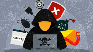 Sicherheit, Sicherheitsl�cke, Hacker, Security, Malware, Angriff, Hack, Kriminalit�t, Virus, Schadsoftware, Exploit, Cybercrime, Cybersecurity, Hackerangriff, Hacking, Internetkriminalit�t, Darknet, Hacker Angriff, Hacken, Attack, Ransom, Hoodie, Kapuzenpulli, Script