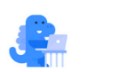 Facebook, Maskottchen, Zuckasaurus, Saurier