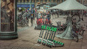 Elektromobilität, E-Scooter, Elektroroller, tretroller