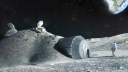 Weltraum, Weltall, Mondbasis