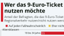 ÖPNV: Wer das 9-Euro-Ticket (nicht) nutzen möchte