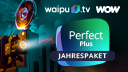 Streaming, Schn�ppchen, Rabattaktion, Deals, sale, Tv, Fernsehen, Videoplattform, Serie, Angebote, Sonderangebote, Serien, Filme, Film, Videostreaming, Streamingportal, Sky, Wow, Streamingdienst, Waipu.tv, waipu, Jahrespaket, Perfect Plus, TV-Streaming