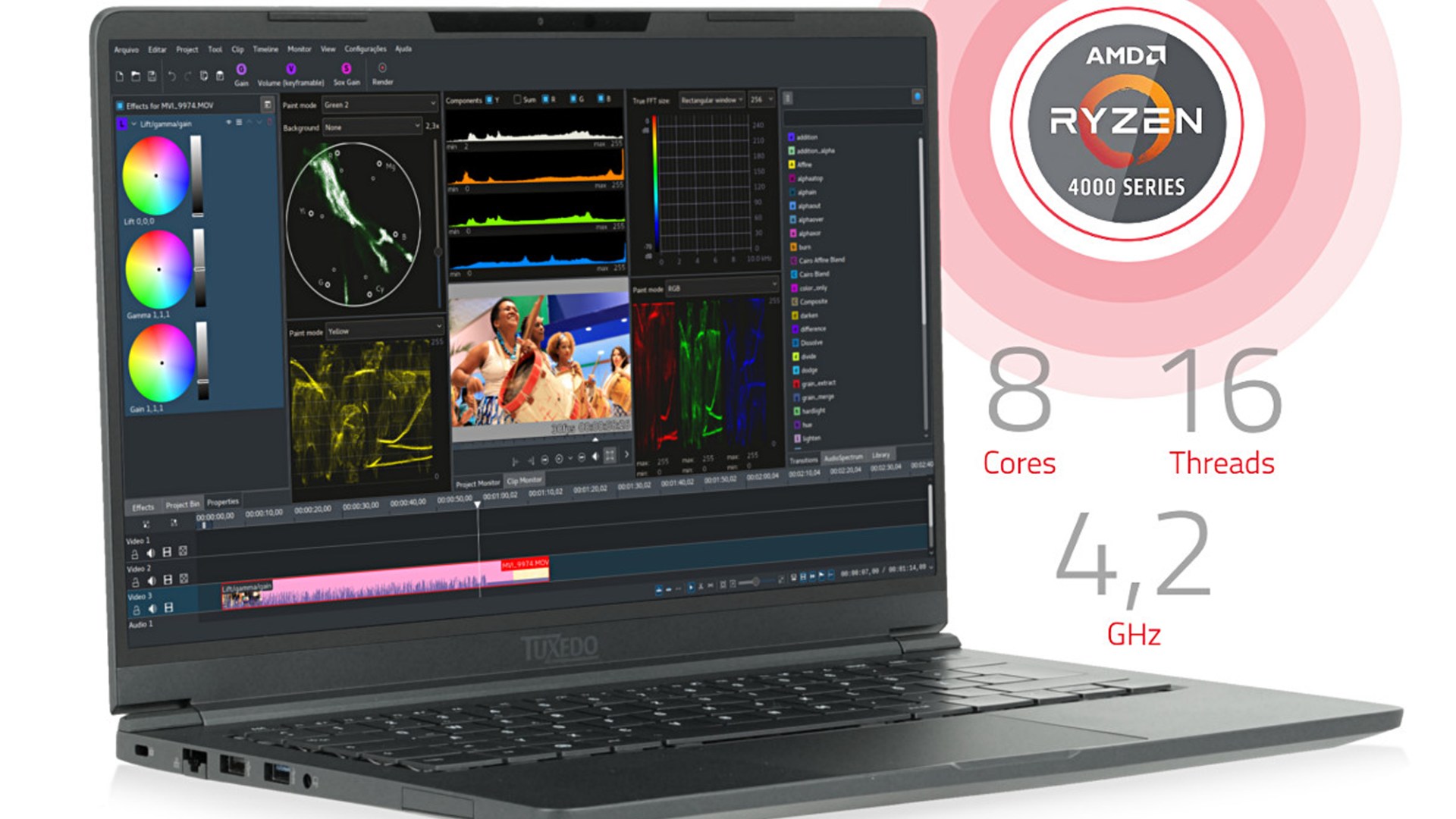 Notebook, Laptop, Amd, Linux, AMD Ryzen, Tuxedo Pulse 14