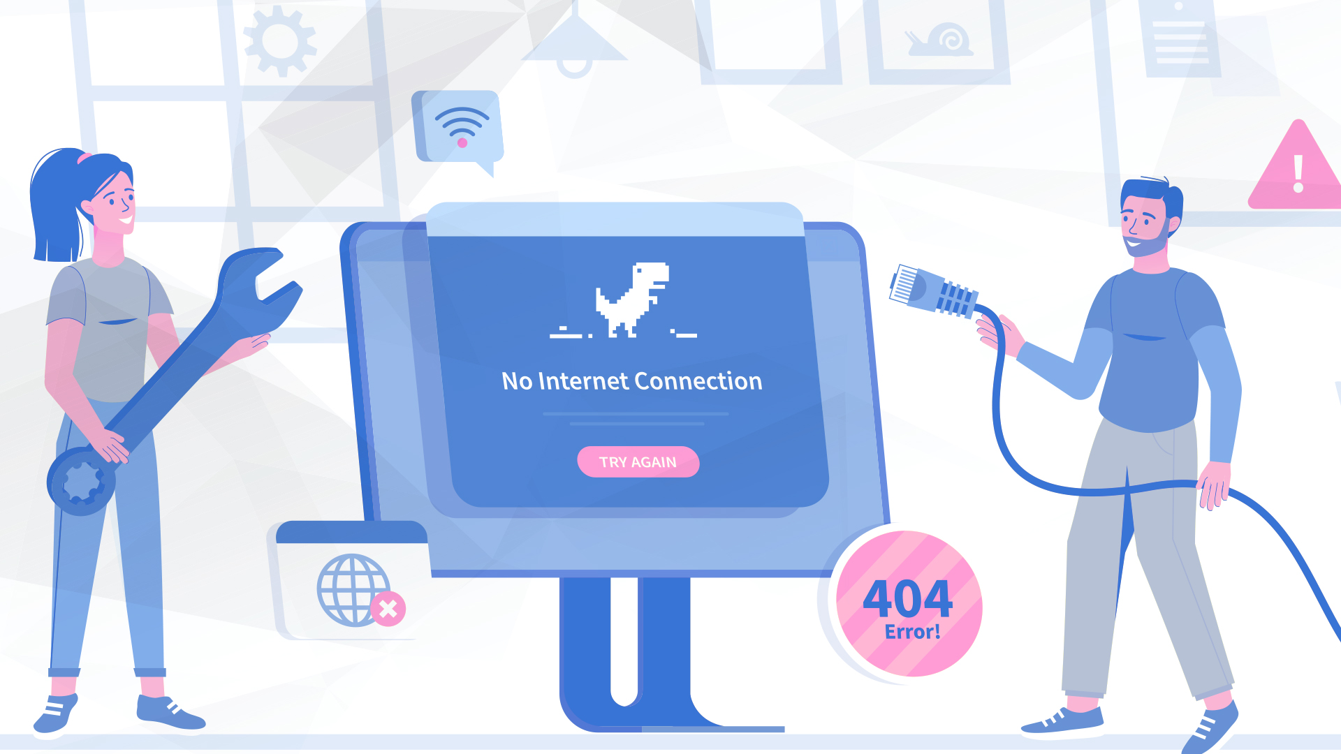 Fehler, Reparatur, Störung, defekt, Kein Empfang, netzausfall, 404