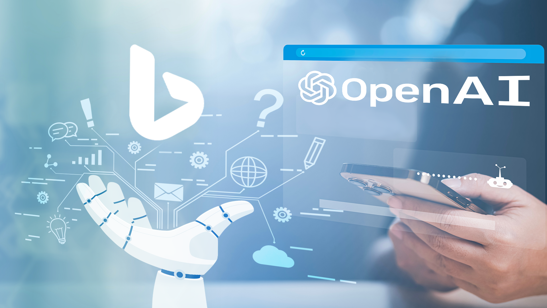 Logo, Ki, Künstliche Intelligenz, Bing, AI, Artificial Intelligence, ChatGPT, OpenAI, Microsoft Bing, GPT, Bing Suchmaschine, GPT 4.0, GPT-3.5