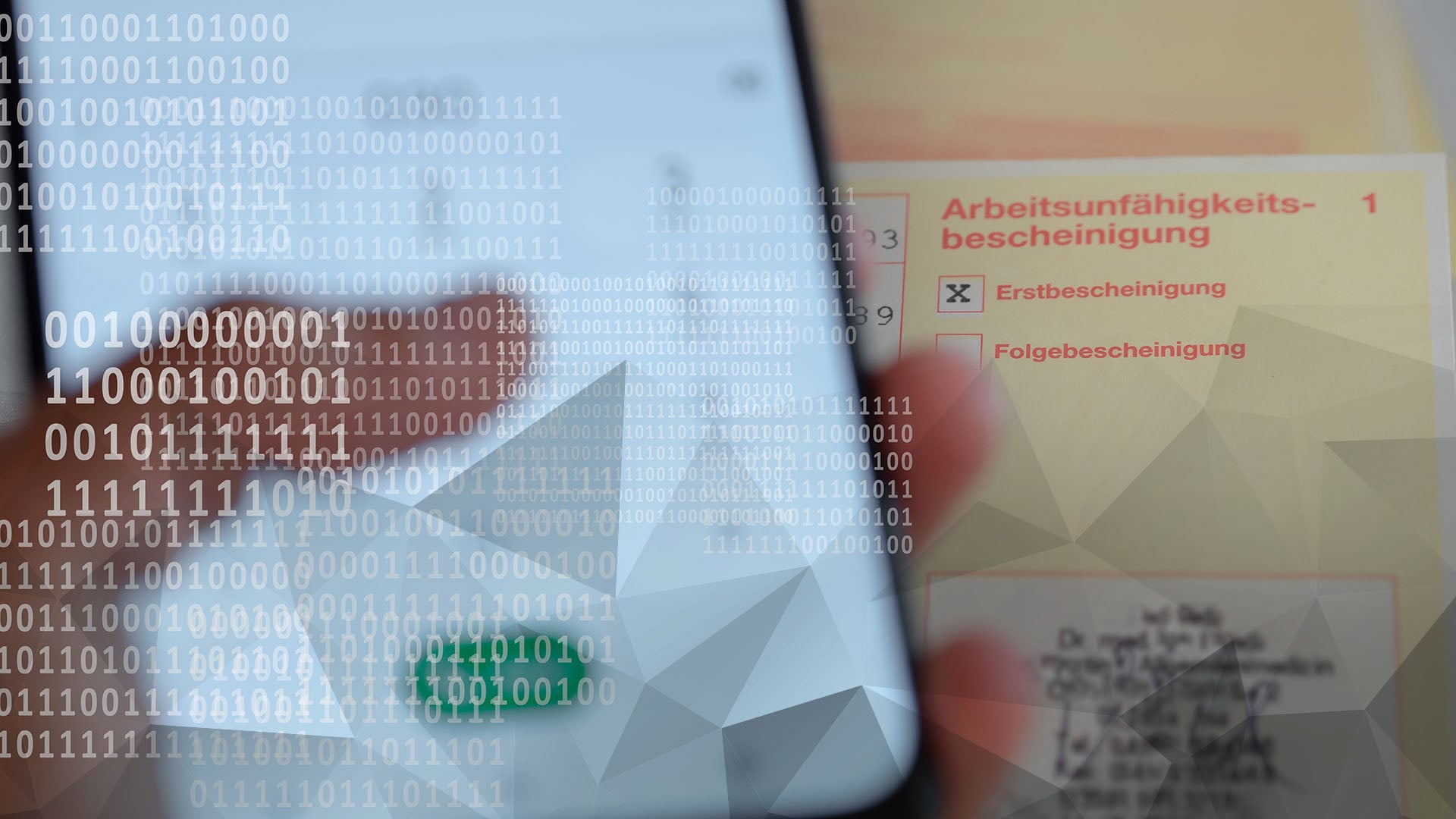 Gesundheit, Pandemie, Krankheit, Arztbesuch, Doktor, Patient, Krankschreibung, Arbeitsunfähig