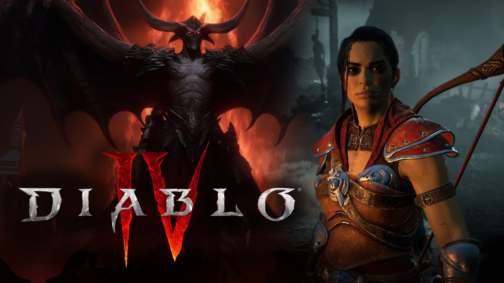 Logo, Diablo, Diablo 4, Diablo IV