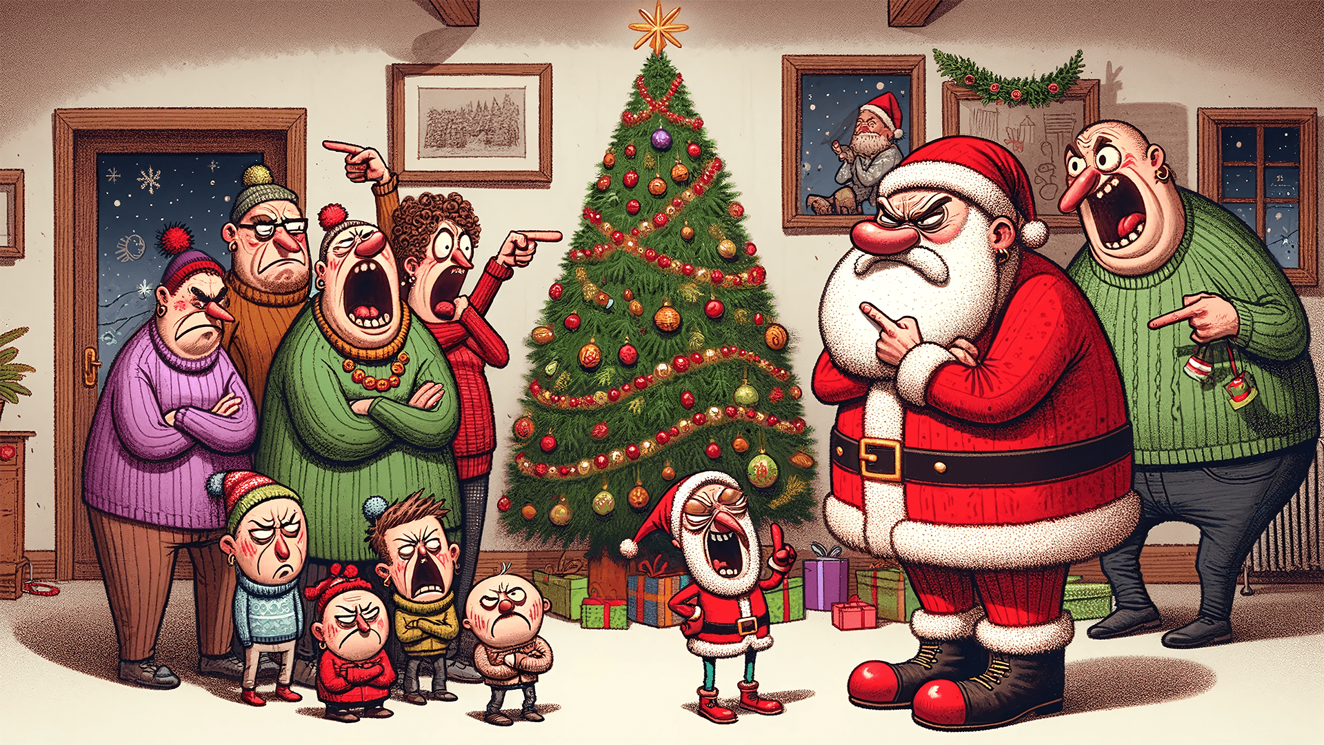 Weihnachten, Xmas, Hass, Winter, Christmas, Weihnachtsmann, Santa Claus, Heiligabend, Tanne