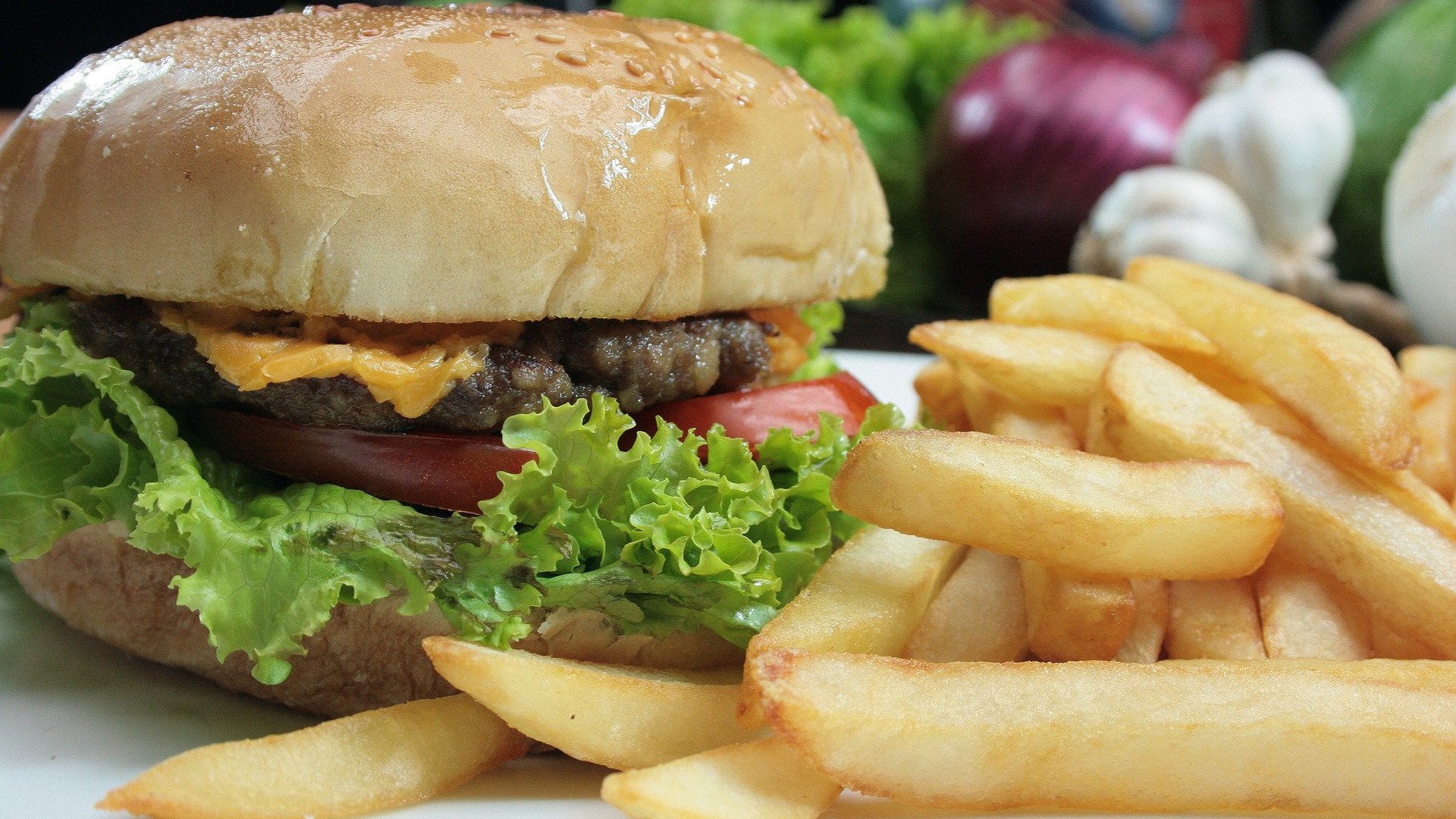 Burger, Fast Food, Pommes, Hamburger, Cheeseburger