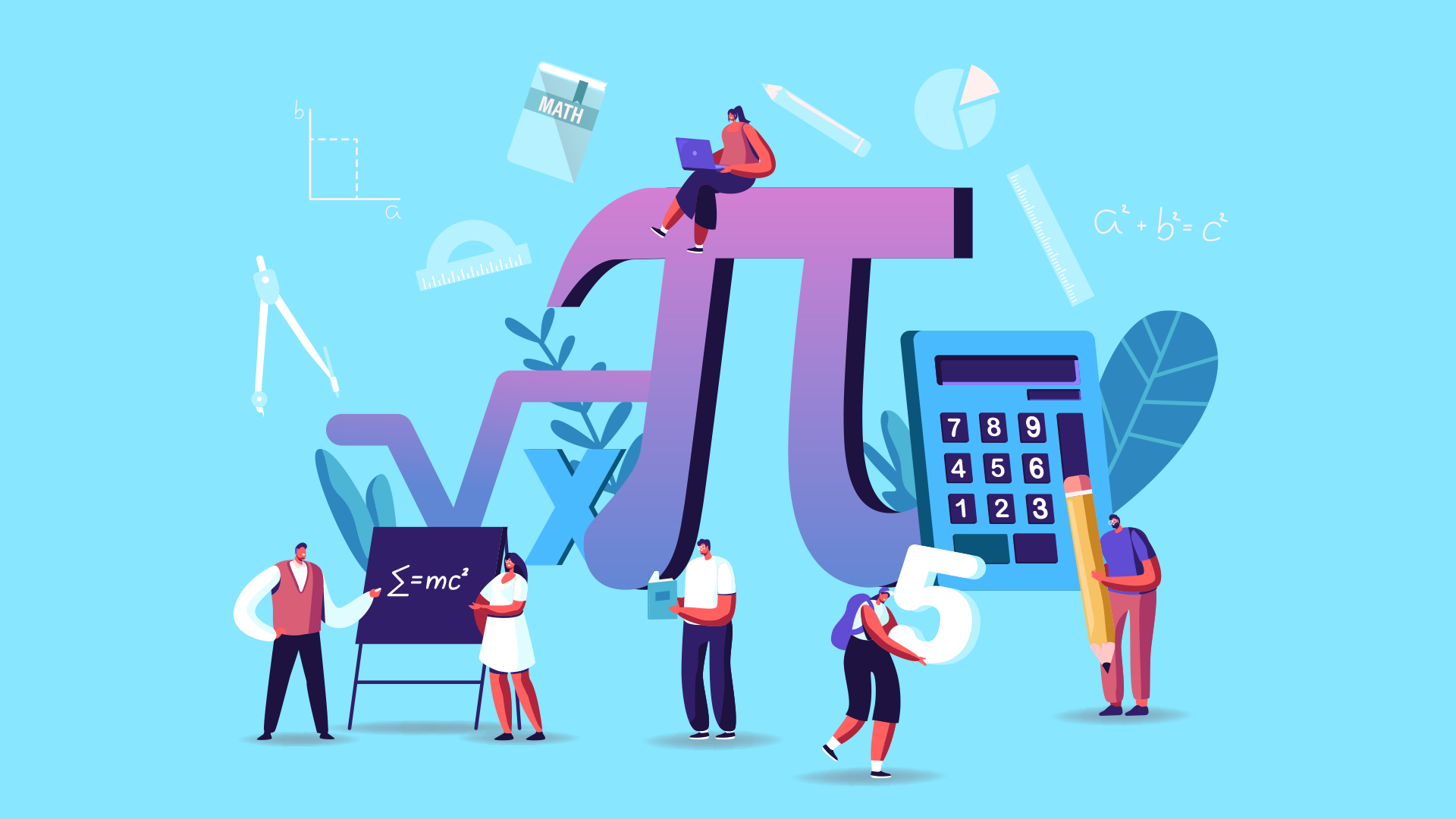 Mathematik, Berechnung, Mathe, Taschenrechner, rechnen, Formeln, Geometrie, Pi, Zahl, e=mc2, Wurzel