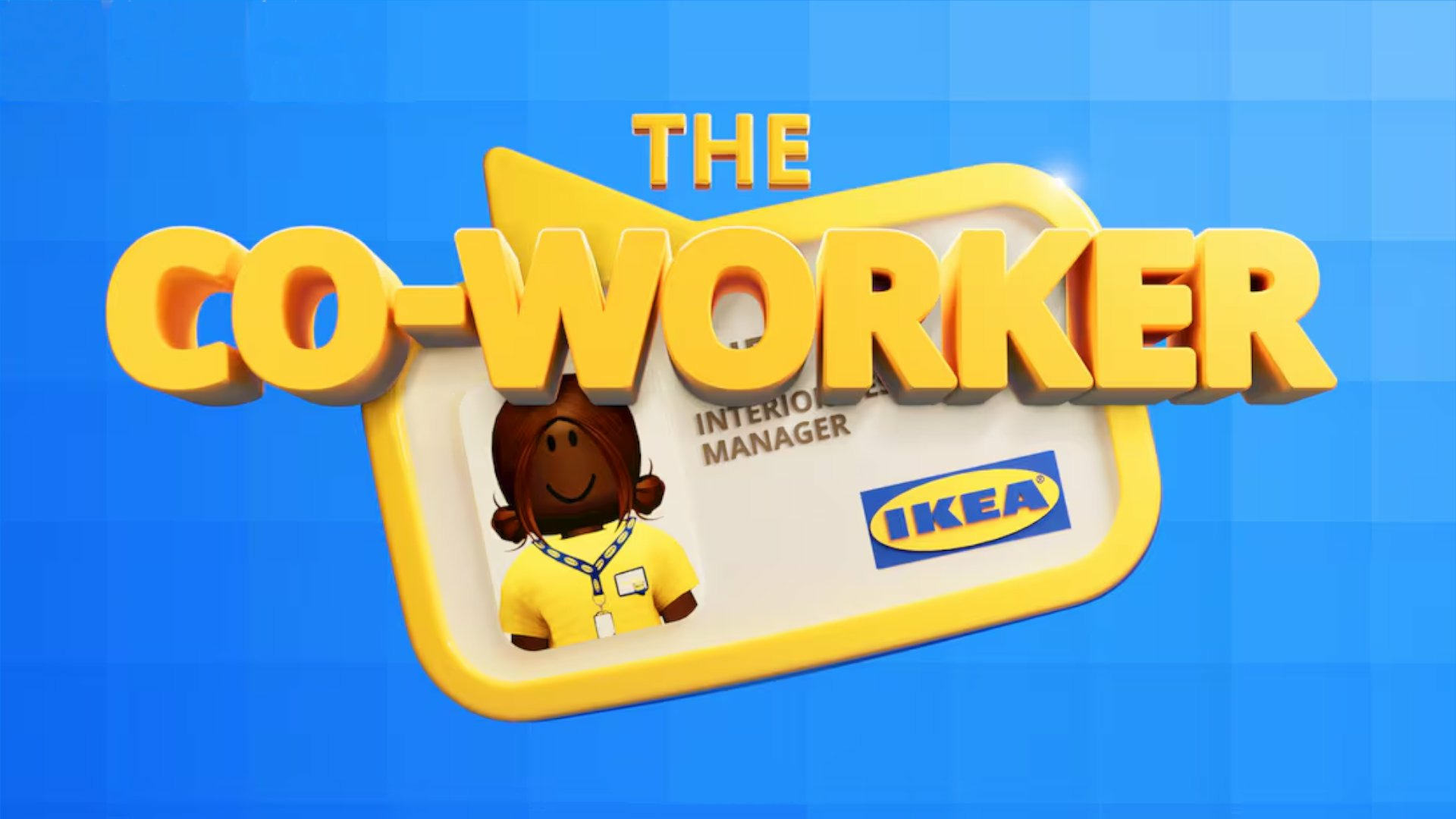 Spiel, Mitarbeiter, Ikea, Job, Möbelhaus, Roblox, Namenssschild