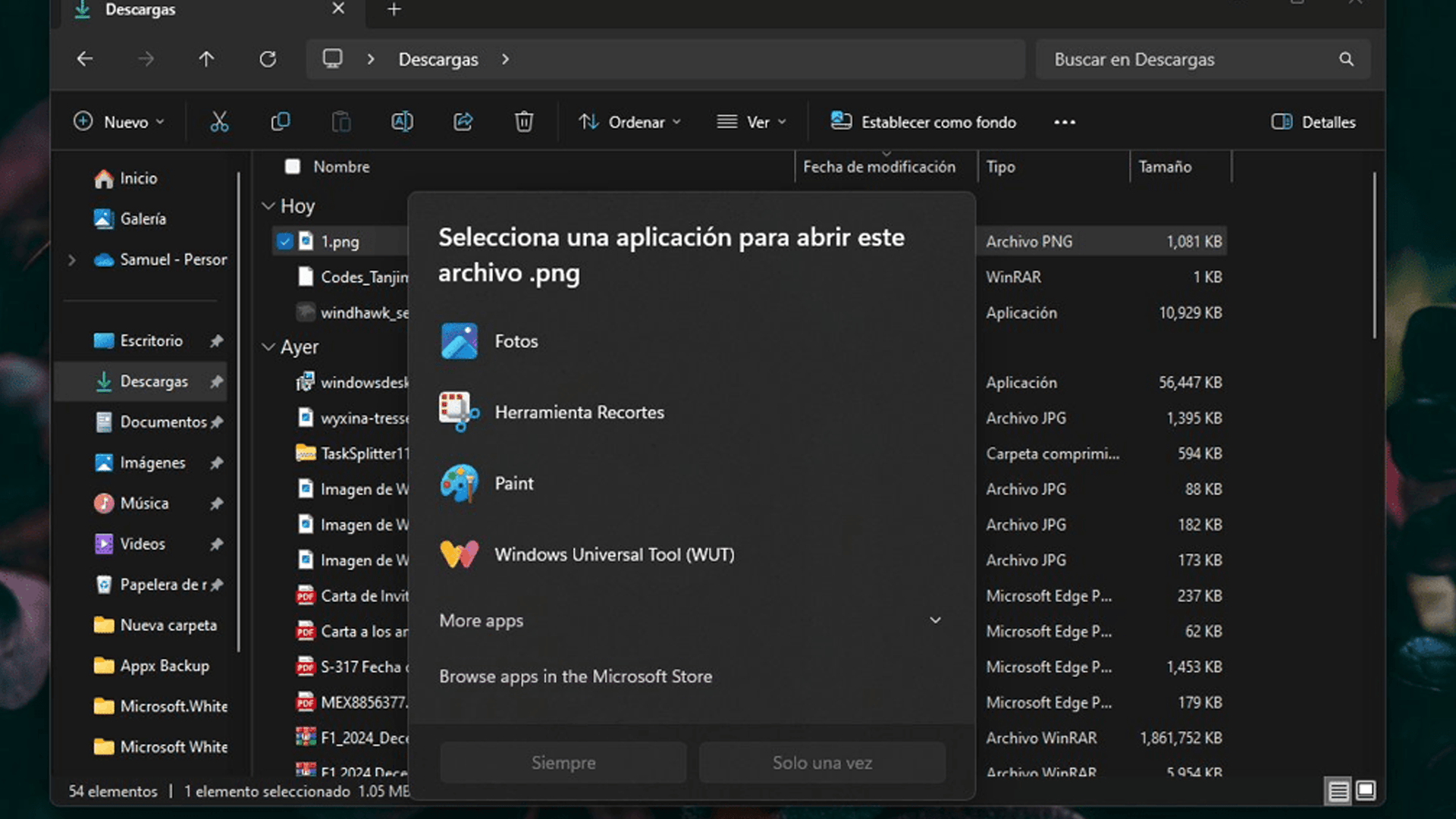 Windows 11, Build, Preview, Öffnen mit