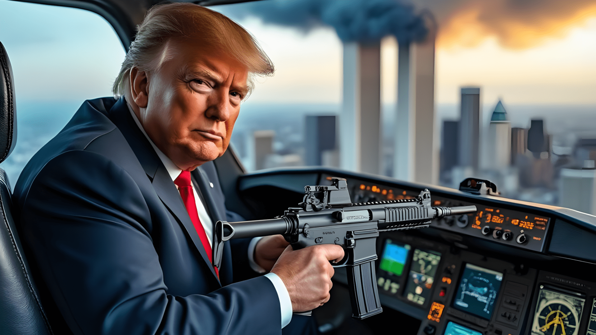 trump, Bildgenerator, xAI, Grok, 9/11, Flux