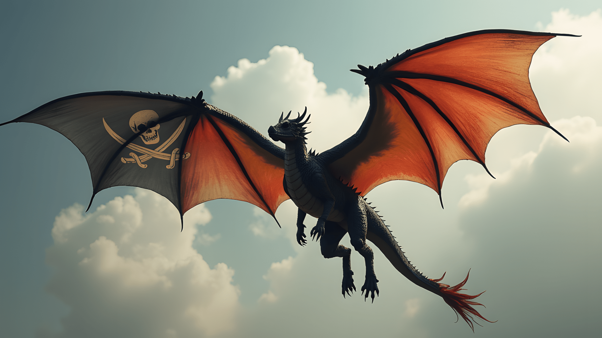 Piraterie, House of the Dragon, Drache, Totenkopfflagge