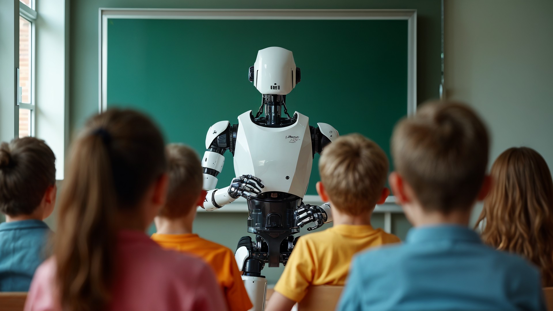 Ki, Roboter, Schule, Kinder, Bildung, Schüler, Lernen, Lehrer, Unterricht, Klasse, Klassenzimmer, Klassenraum