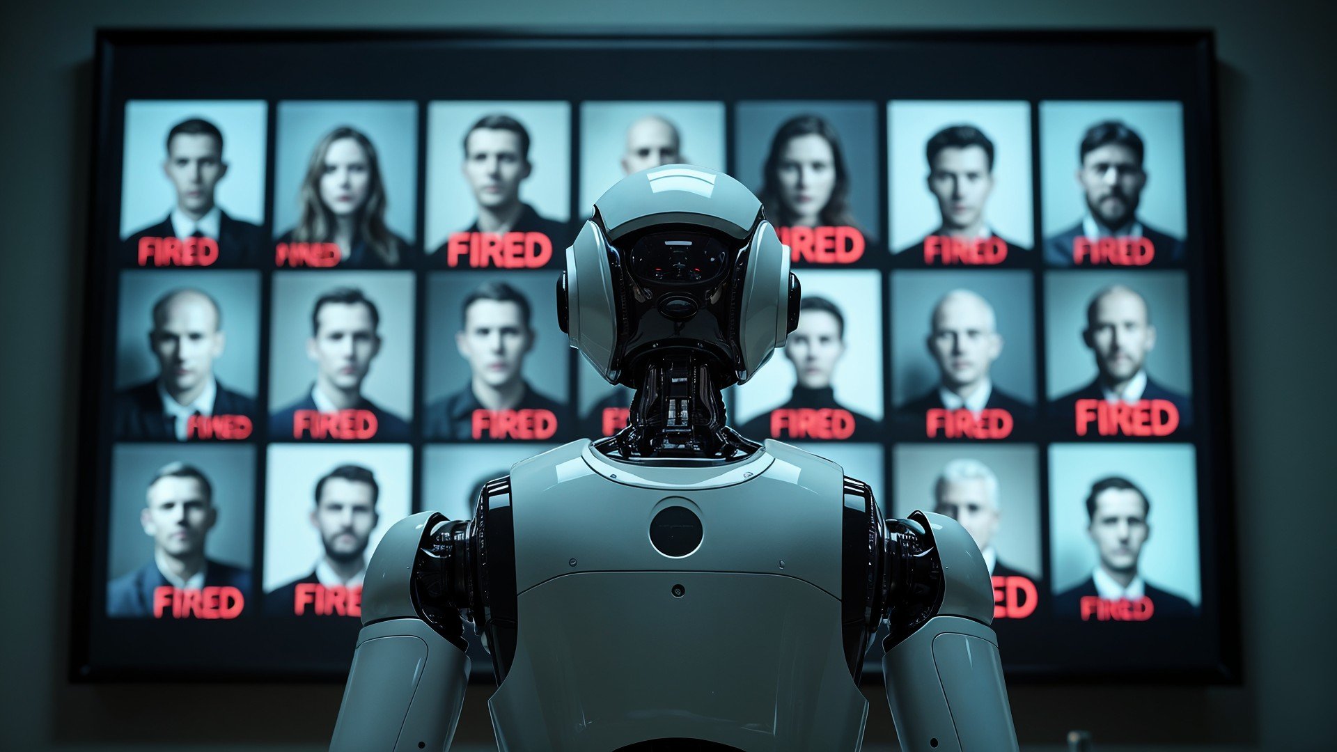 Ki, Künstliche Intelligenz, AI, Artificial Intelligence, Roboter, Entlassungen, Digitalisierung, Entlassung, Doge, Personalabbau, Arbeitsplatzverlust, Arbeitsmarkt, Effizienzsteigerung, Jobabbau, KI-Automatisierung, Technologische Arbeitslosigkeit, Automatisierungstechnologie, Technologischer Wandel
