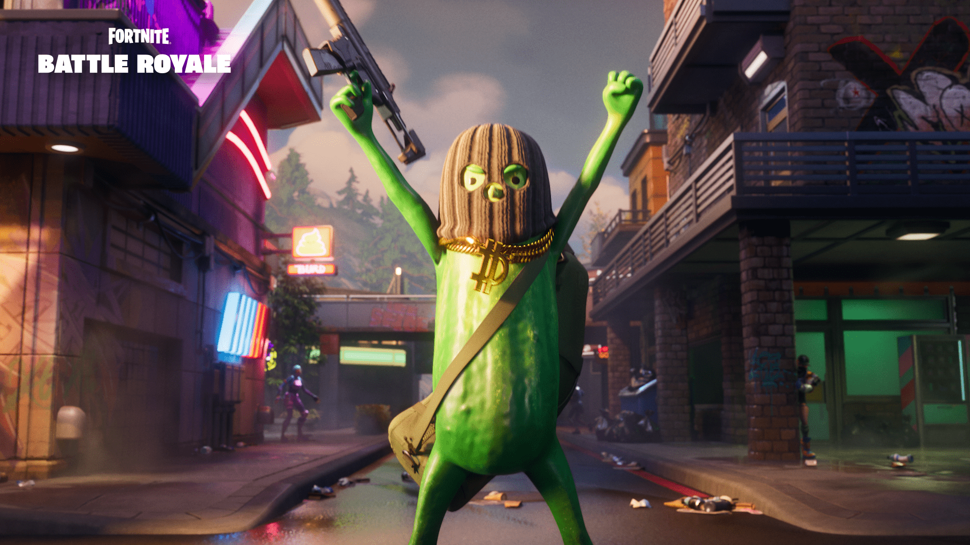 Gaming, Epic Games, Fortnite, Gurke, Rapid Green, Rapid Red, Cucumber