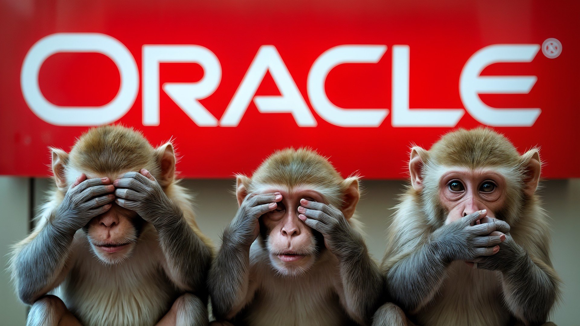 Oracle, Affen, Schweigen, drei Affen