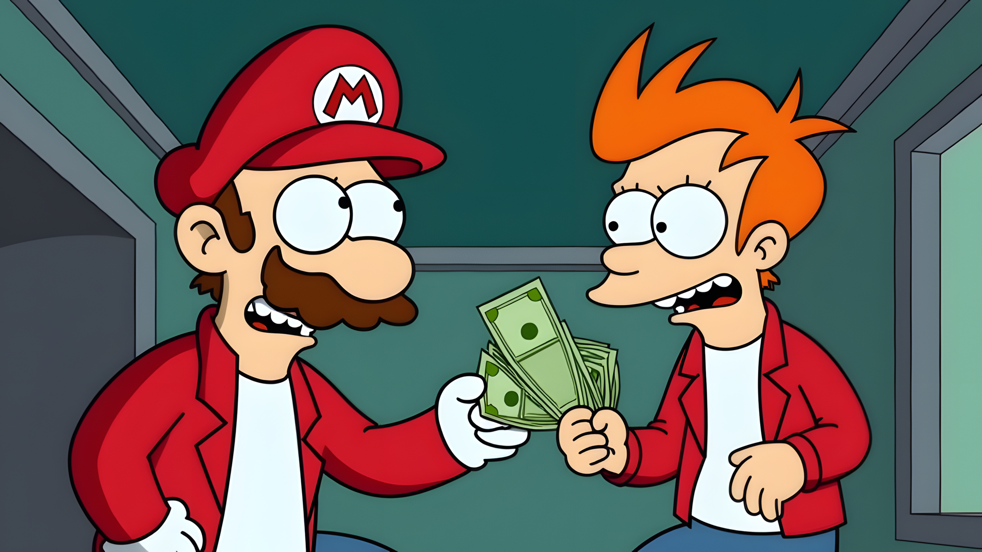 Nintendo, Preis, Preise, Geld, Kosten, Super Mario, Mario, Spielfigur, Futurama, Fry