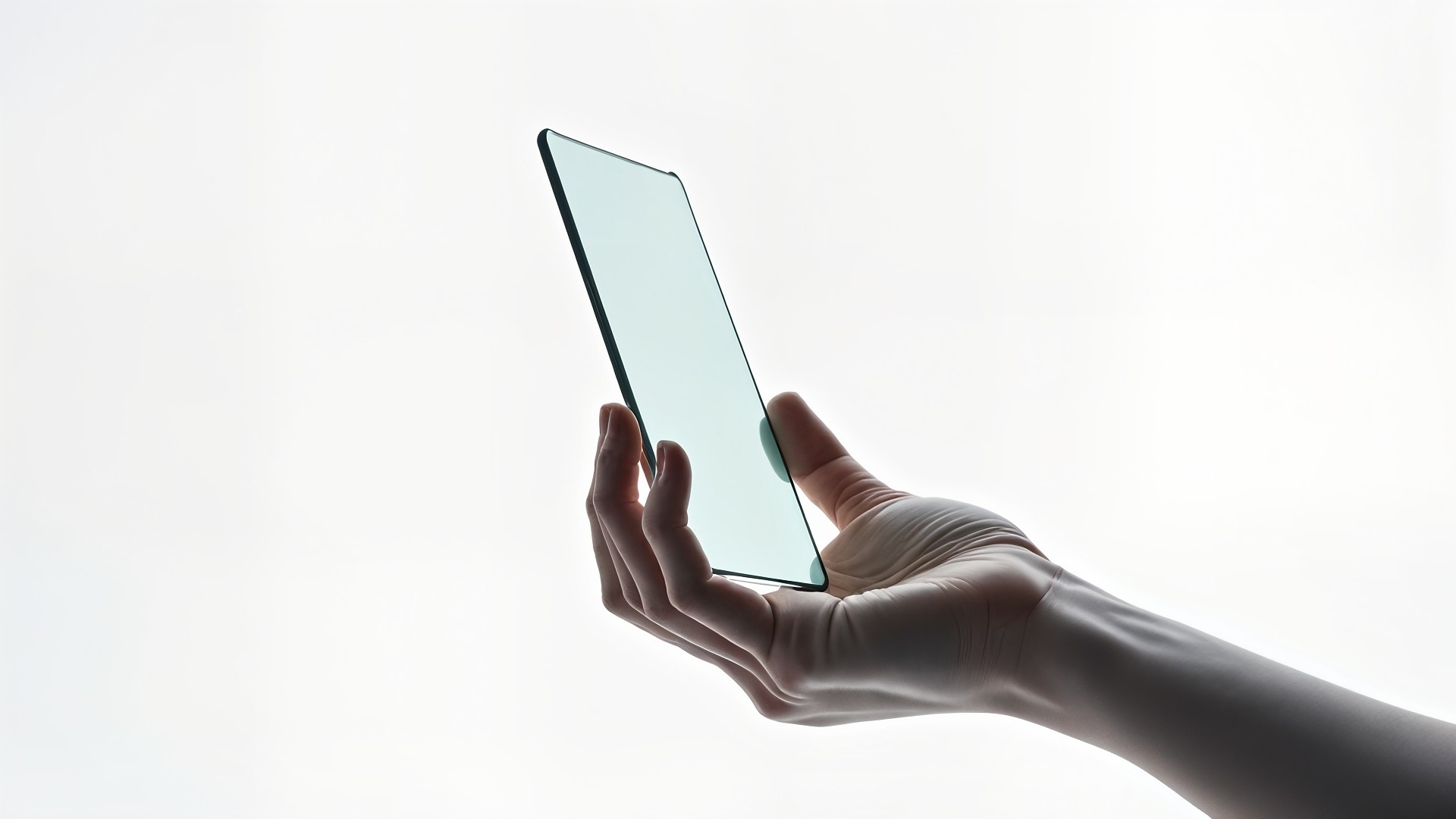 Smartphone, Iphone, Design, Benutzeroberfläche, Touchscreen, Render, Glas, Zukunftstechnologie, High-Tech, futuristisches Design, Minimalistisch, Innovative Technologie, mobiles Gerät, iPhone 19, transparentes Display, Glas iPhone, Handgerät, Durchsichtiges Smartphone, Digitale Innovation, Interaktives Display, Fortschrittliche Elektronik