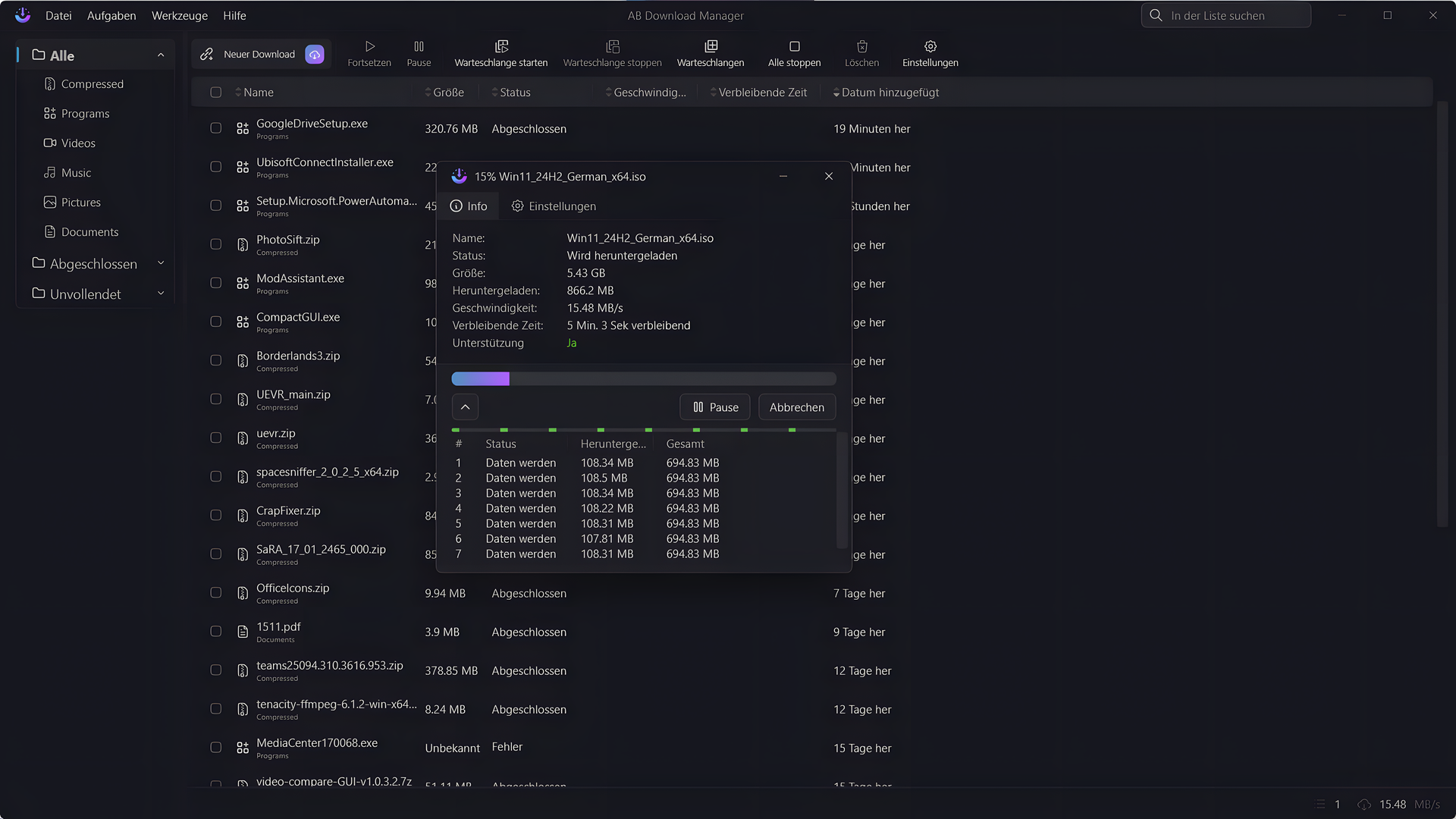 Download Manager, Downloader, AB Download Manager