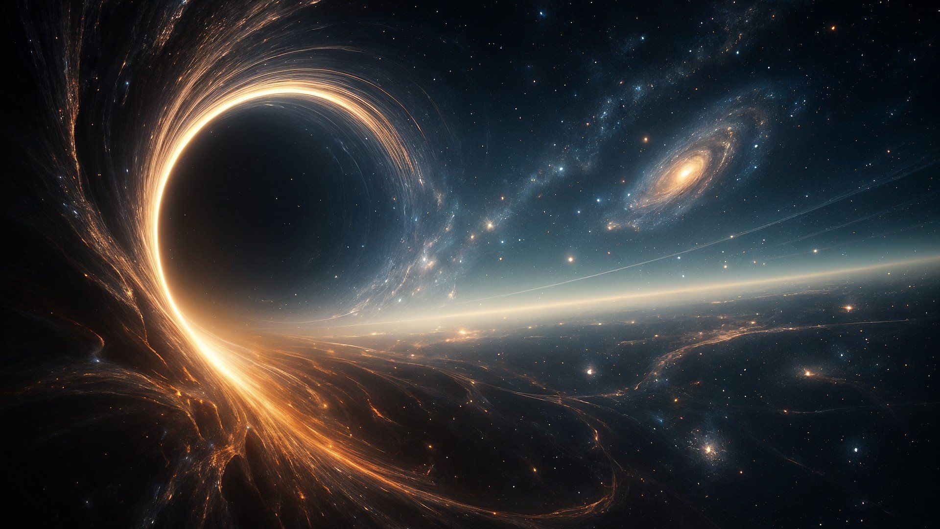 Weltraum, Astronomie, Astrophysik, Schwarzes Loch, Galaxie, Milchstraße, Sternenhimmel, Kosmos, Gravitationswellen, Gravitation, Relativitätstheorie, Quasar, Raumzeit, Akkretionsscheibe, Ereignishorizont